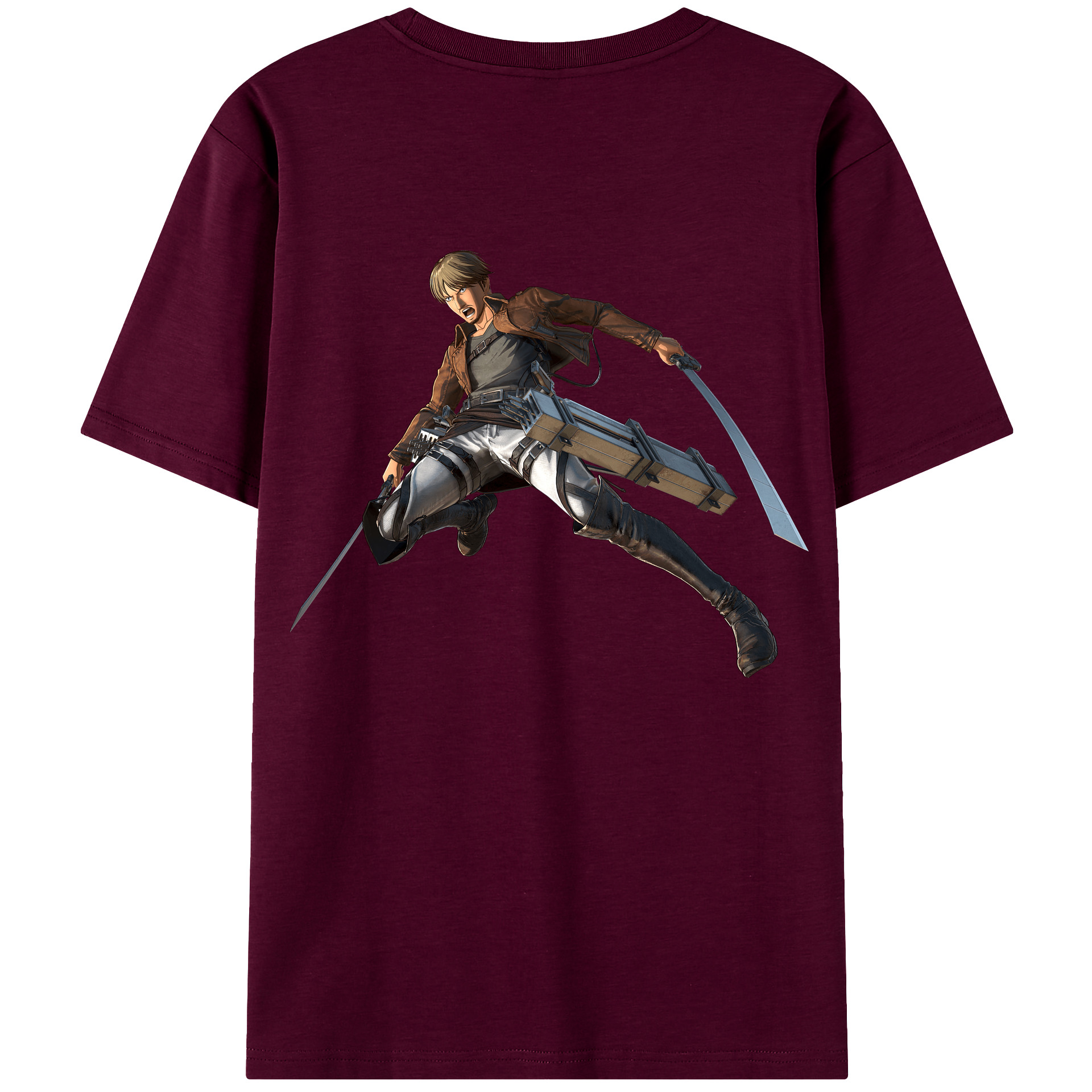 （画像用） 進撃の巨人 Attack on Titan レディース半袖Tシャツ(バックプリント)